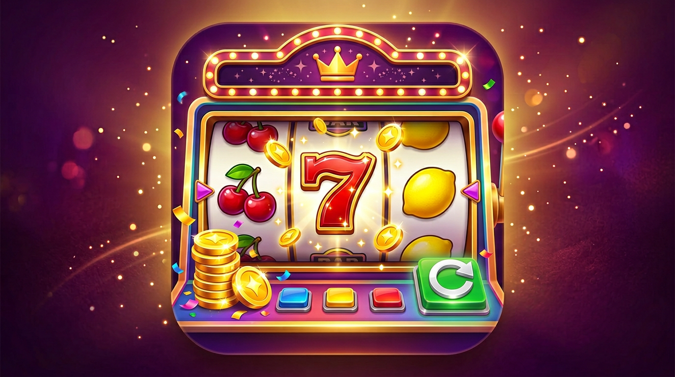 Fruit and gold slot style game art
