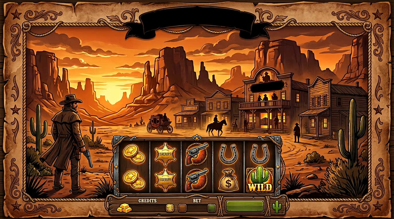 Wild West slot art