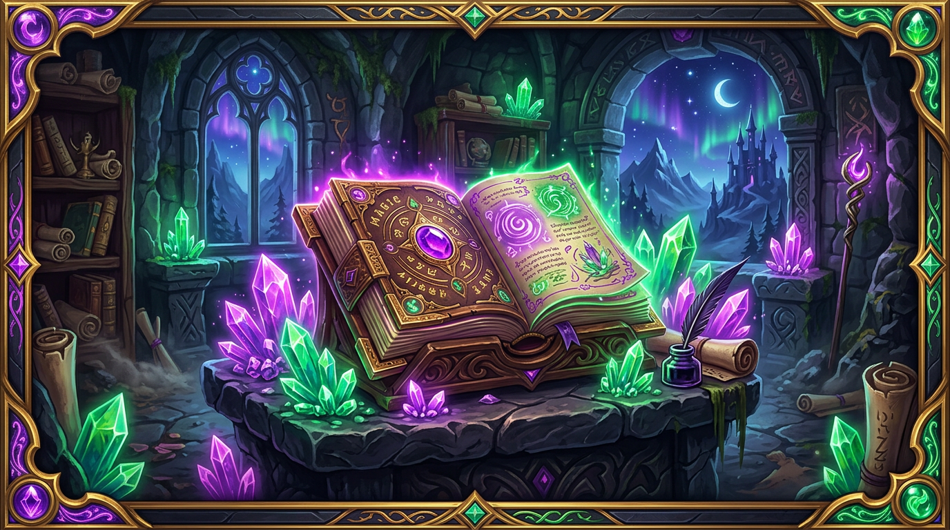 Magic fantasy game art